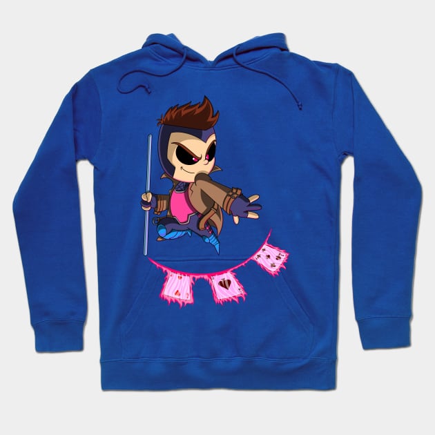 Gambit Chibi Mon Ami Hoodie by chrisnazario